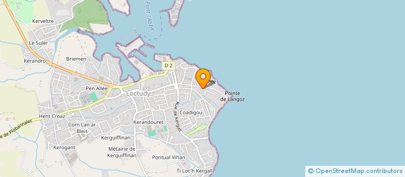 localisation de l'entreprise MADAME ANNE CRIOU  LOCTUDY