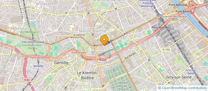 localisation de l'entreprise MADAME ANNE CROISSANT  PARIS