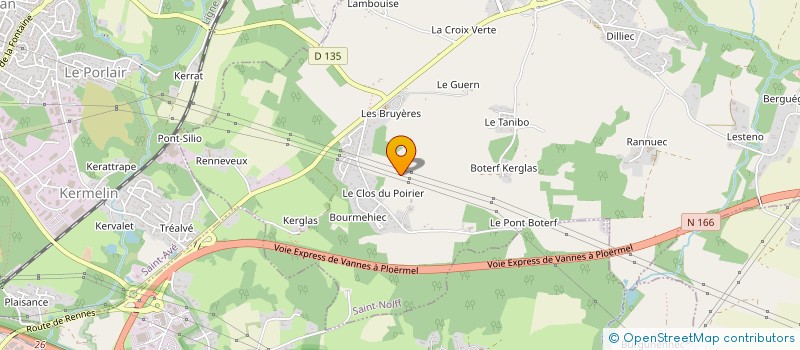 localisation de l'entreprise MADAME ANNE CROLAS  SAINT-NOLFF