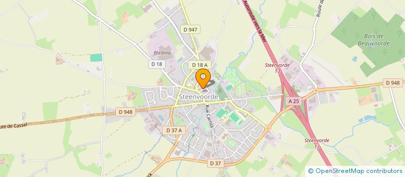 localisation de l'entreprise MADAME ANNE CROQUEFER à STEENVOORDE
