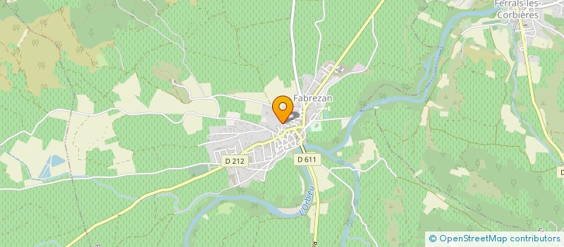 localisation de l'entreprise MADAME ANNE CROS  FABREZAN