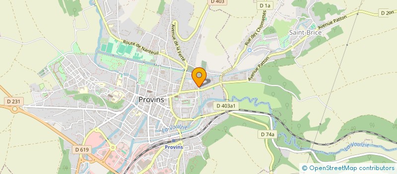 localisation de l'entreprise MADAME ANNE CROSNIER  PROVINS