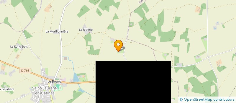 localisation de l'entreprise MADAME ANNE CROUY  SAINT-LAURENT-EN-GATINES