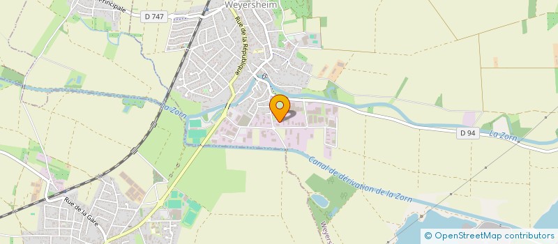 localisation de l'entreprise MADAME ANNE CULMANN  WEYERSHEIM