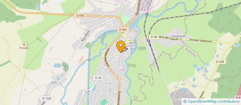 localisation de l'entreprise MADAME ANNE CUNY à SARRALBE