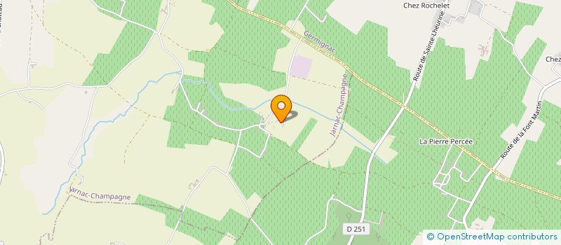 localisation de l'entreprise MADAME ANNE CUZANGE  JARNAC-CHAMPAGNE