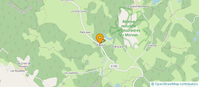 localisation de l'entreprise MADAME ANNE D'ALMEIDA à GOULOUX