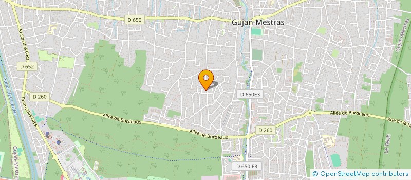 localisation de l'entreprise MADAME ANNE D'AUZAC DE LAMARTINIE  GUJAN-MESTRAS