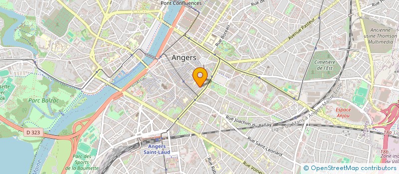 localisation de l'entreprise MADAME ANNE DADOUNE à ANGERS