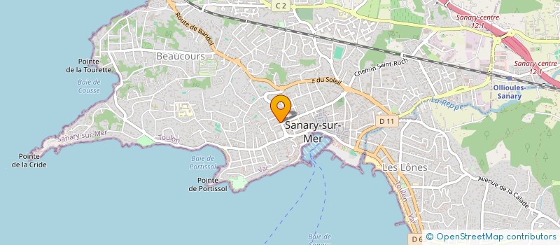 localisation de l'entreprise MADAME ANNE DALMASSO à SANARY-SUR-MER