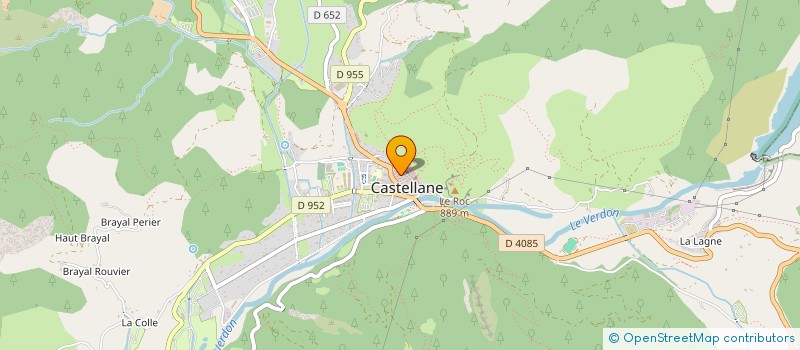localisation de l'entreprise MADAME ANNE DANIELS à CASTELLANE