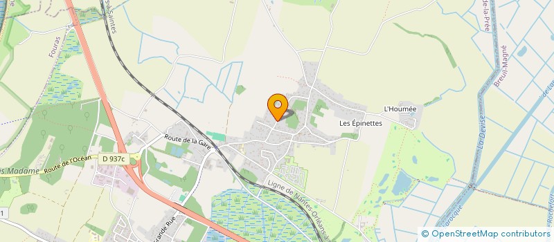 localisation de l'entreprise MADAME ANNE DANJEAN  SAINT-LAURENT-DE-LA-PREE