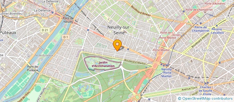 localisation de l'entreprise MADAME ANNE DANTON à NEUILLY-SUR-SEINE