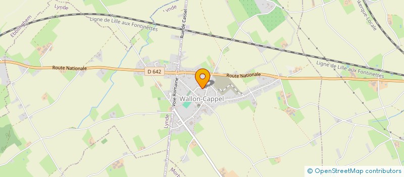 localisation de l'entreprise MADAME ANNE DARCOURT  WALLON-CAPPEL