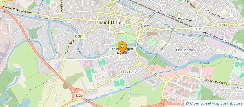 localisation de l'entreprise MADAME ANNE DARDELLE à SAINT-DIZIER
