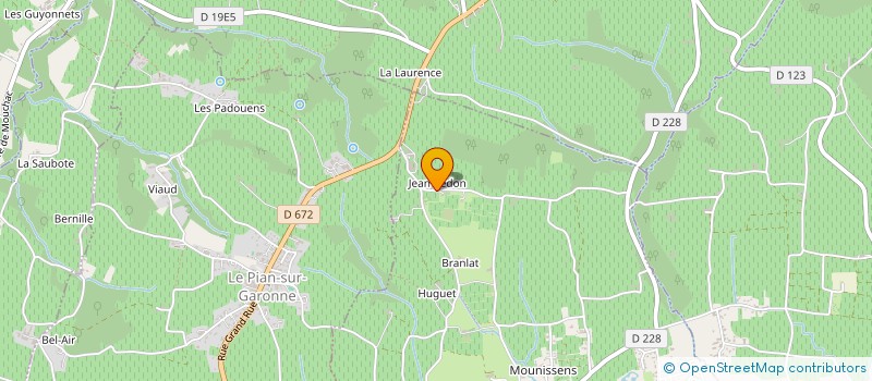 localisation de l'entreprise MADAME ANNE DARTIGOLLES  SAINT-PIERRE-D'AURILLAC