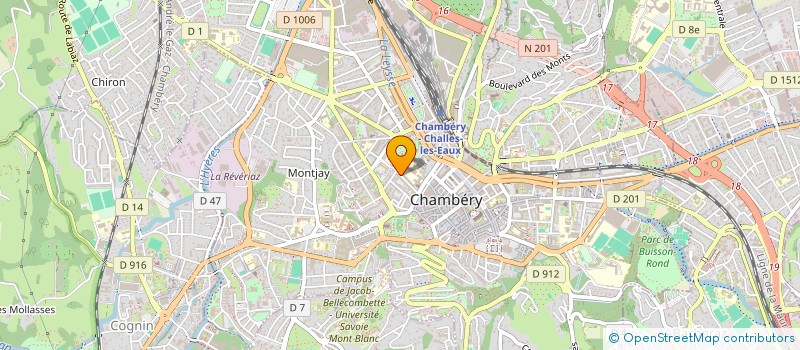 localisation de l'entreprise MADAME ANNE DAUCOURT à CHAMBERY