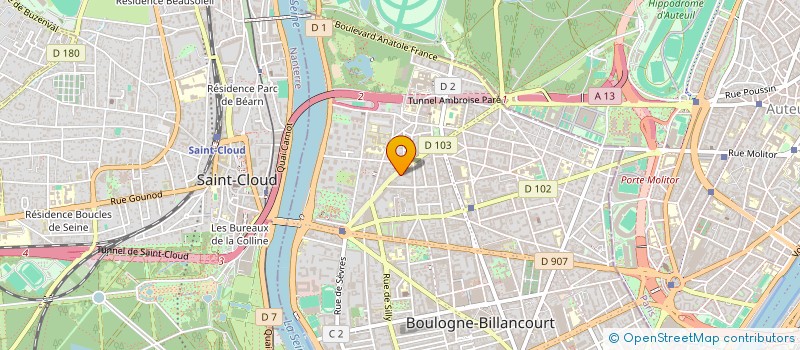 localisation de l'entreprise MADAME ANNE-DAUPHINE DURAND DE CORBIAC à BOULOGNE-BILLANCOURT