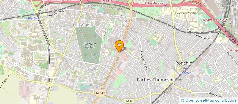 localisation de l'entreprise MADAME ANNE DE BAYSER à LILLE