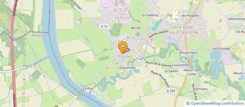 localisation de l'entreprise MADAME ANNE DE BIZEMONT à THOISSEY