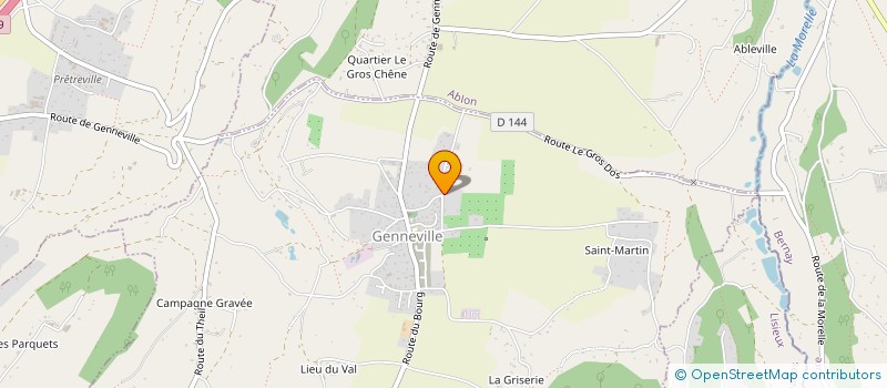 localisation de l'entreprise MADAME ANNE DE BREVEDENT  GENNEVILLE