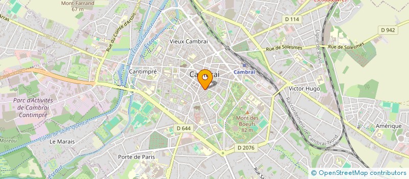 localisation de l'entreprise MADAME ANNE DE CONDE  CAMBRAI