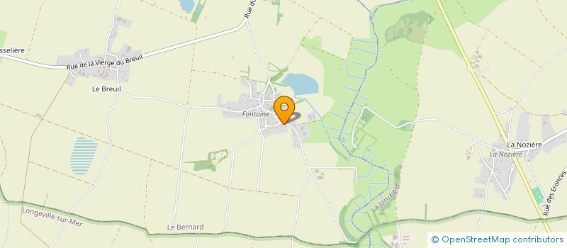 localisation de l'entreprise MADAME ANNE DE FERRIERE LE VAYER  LE BERNARD