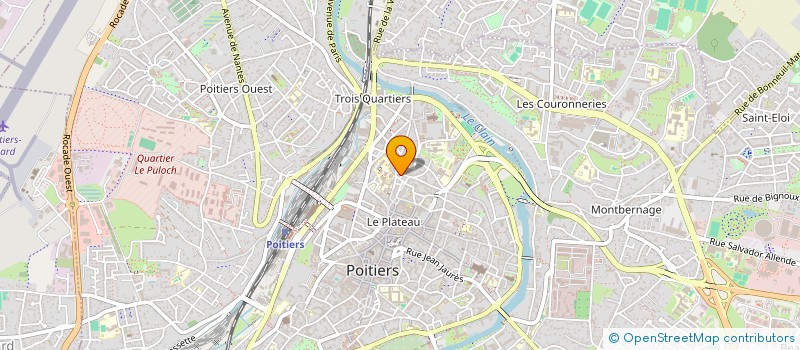 localisation de l'entreprise MADAME ANNE DE GALARD DE BEARN à POITIERS