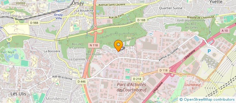 localisation de l'entreprise MADAME ANNE DE GUERNON à ORSAY