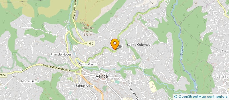 localisation de l'entreprise MADAME ANNE DE GUISTI  VENCE