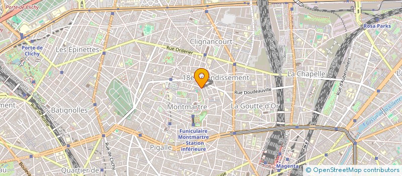 localisation de l'entreprise MADAME ANNE DE LA GRANGE  PARIS