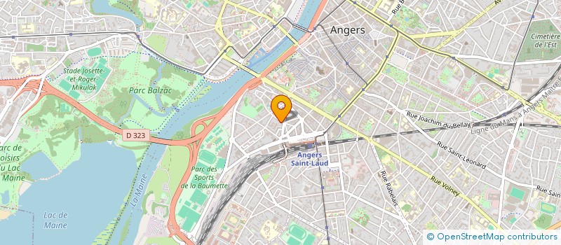 localisation de l'entreprise MADAME ANNE DE LAAGE DE BELLEFAYE à ANGERS