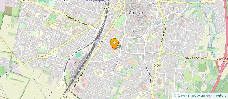 localisation de l'entreprise MADAME ANNE DE LAFORCADE  COLMAR