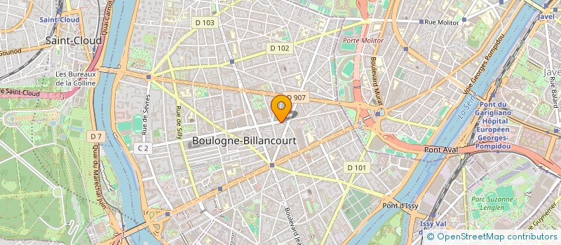 localisation de l'entreprise MADAME ANNE DE LAMBERTYE à BOULOGNE-BILLANCOURT
