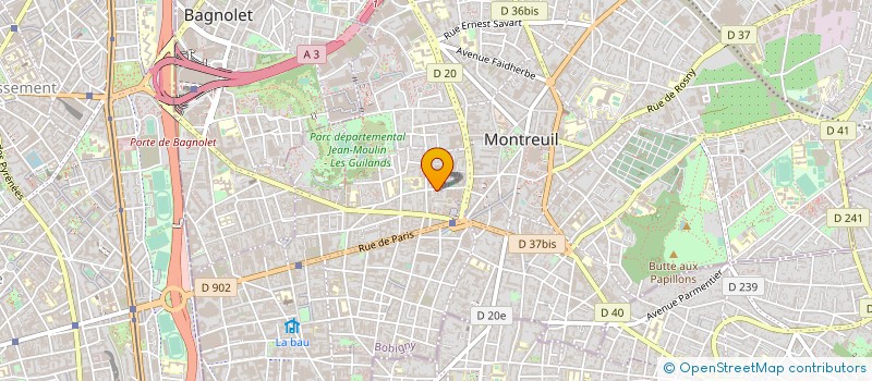 localisation de l'entreprise MADAME ANNE DE MONICAULT à MONTREUIL