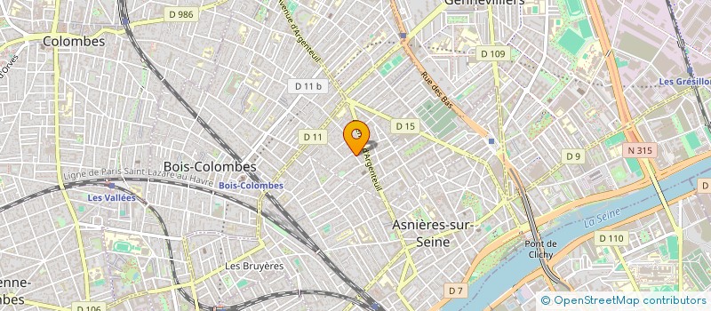 localisation de l'entreprise MADAME ANNE DE MURET DE LABOURET à ASNIERES-SUR-SEINE
