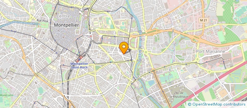 localisation de l'entreprise MADAME ANNE DE NANTEUIL à MONTPELLIER