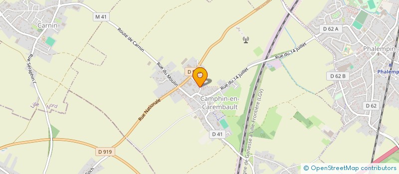 localisation de l'entreprise MADAME ANNE DE PAEPE à CAMPHIN-EN-CAREMBAULT