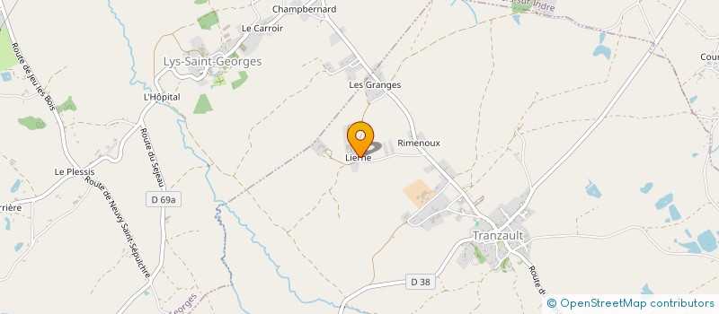 localisation de l'entreprise MADAME ANNE DE REVIERS DE MAUNY  TRANZAULT