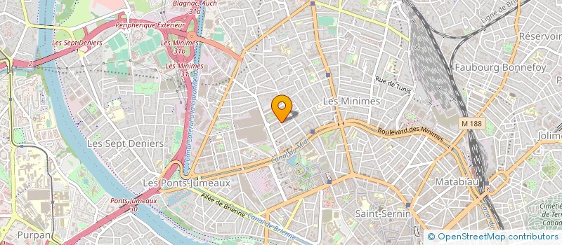 localisation de l'entreprise MADAME ANNE DE SAINT AUBERT à TOULOUSE