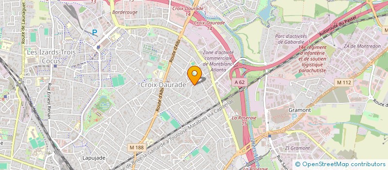 localisation de l'entreprise MADAME ANNE DE SAINTIGNON  TOULOUSE