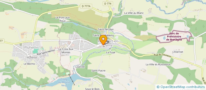 localisation de l'entreprise MADAME ANNE DE VILLELE à ROCHEFORT-EN-TERRE