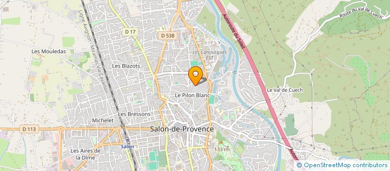 localisation de l'entreprise MADAME ANNE DEBAUX  SALON-DE-PROVENCE