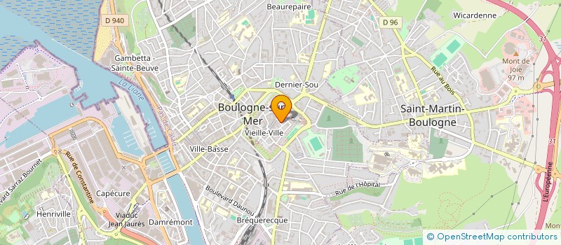 localisation de l'entreprise MADAME ANNE DEBAY à BOULOGNE-SUR-MER