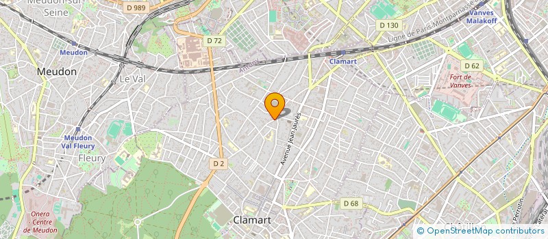 localisation de l'entreprise MADAME ANNE DEBEUCKELAERE  CLAMART