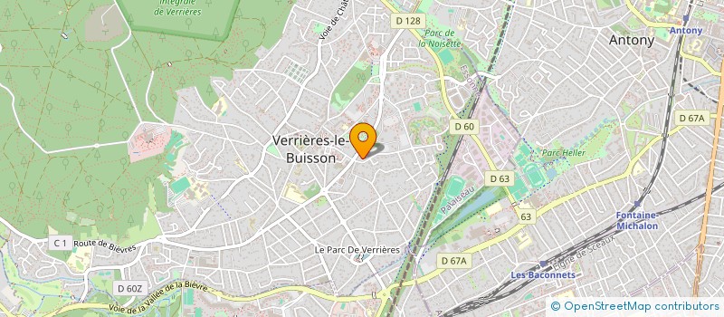 localisation de l'entreprise MADAME ANNE DEBIEUVRE à VERRIERES-LE-BUISSON