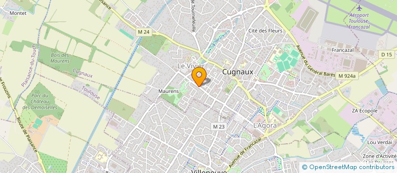 localisation de l'entreprise MADAME ANNE DEBREILLY  CUGNAUX