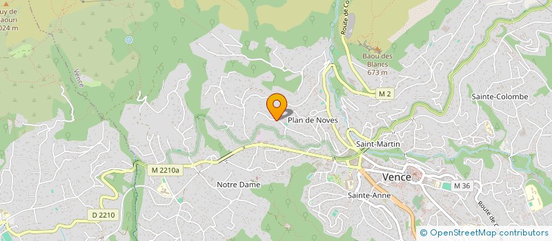 localisation de l'entreprise MADAME ANNE DECAUDIN  VENCE