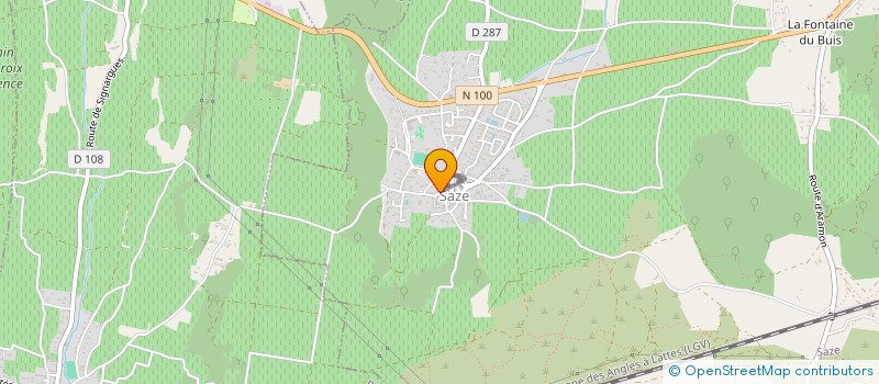 localisation de l'entreprise MADAME ANNE DECKER  SAZE