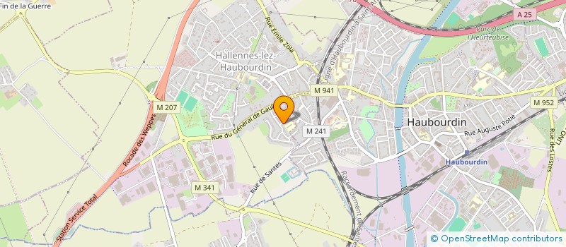 localisation de l'entreprise MADAME ANNE DECOBERT  HALLENNES-LEZ-HAUBOURDIN